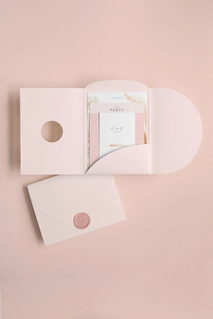 Partecipazione Cofanetto Pocket Fold Rounded