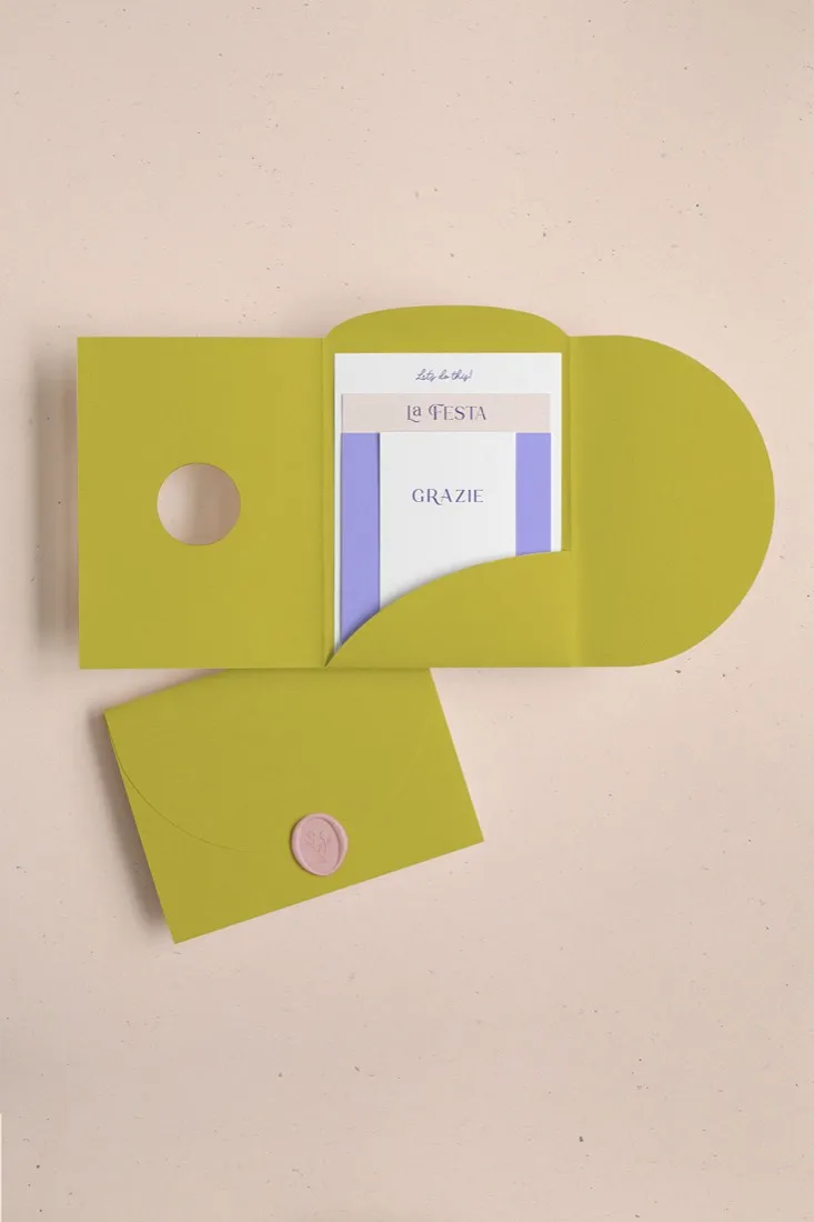 Partecipazione Cofanetto Pocket Fold Rounded