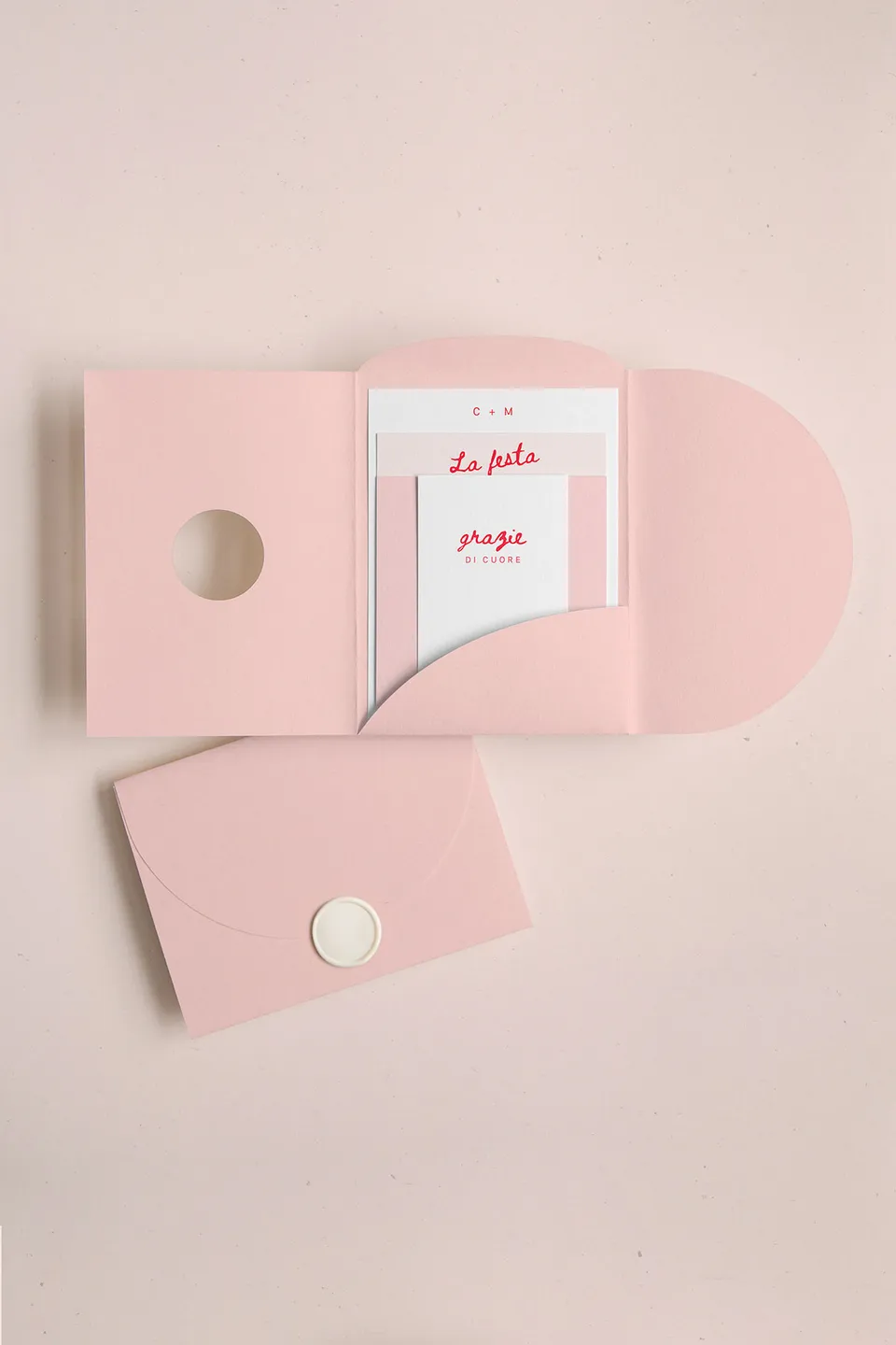 Partecipazione Cofanetto Pocket Fold Rounded