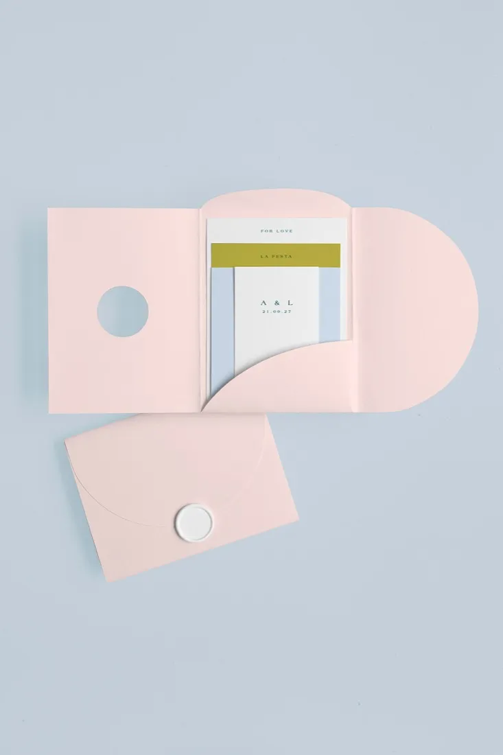 Partecipazione Cofanetto Pocket Fold Rounded