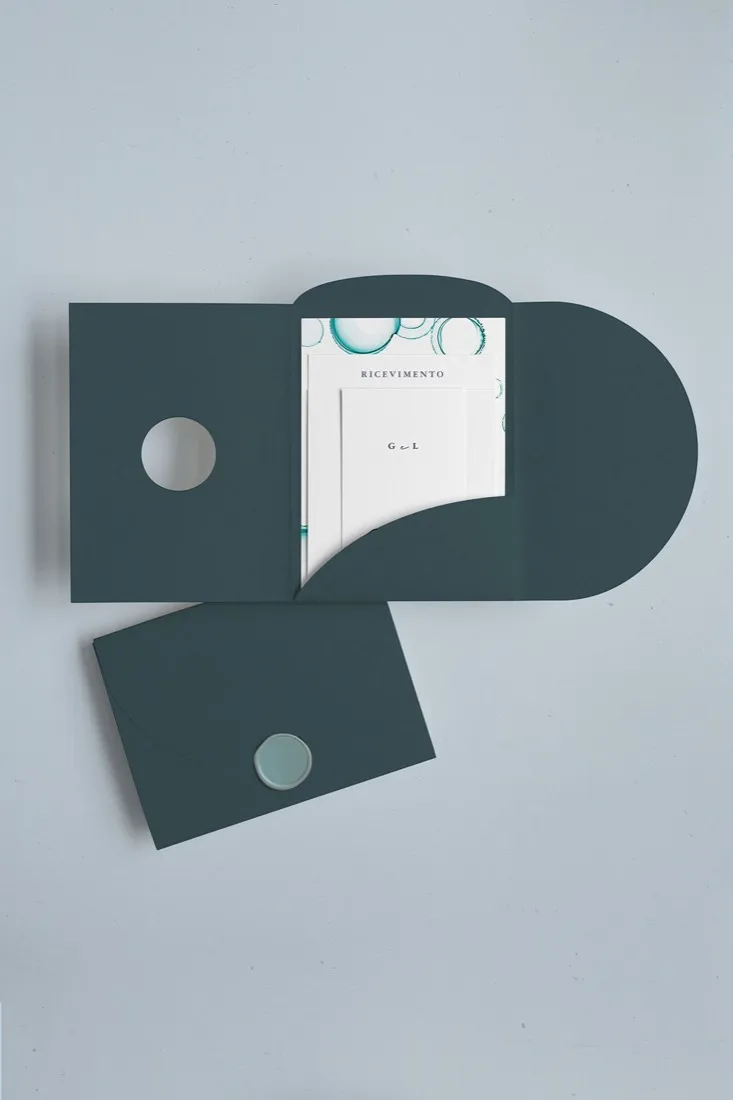 Partecipazione Cofanetto Pocket Fold Rounded