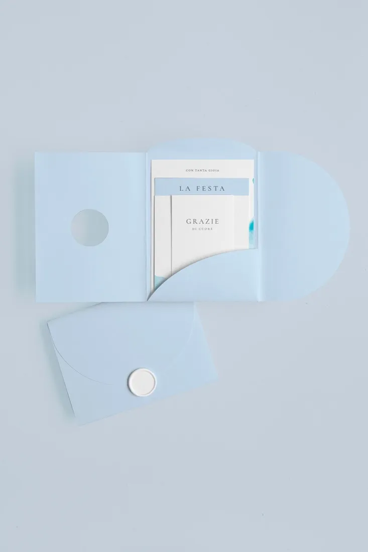 Partecipazione Cofanetto Pocket Fold Rounded