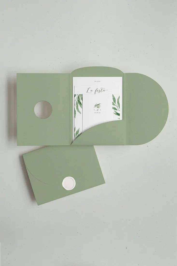 Partecipazione Cofanetto Pocket Fold Rounded