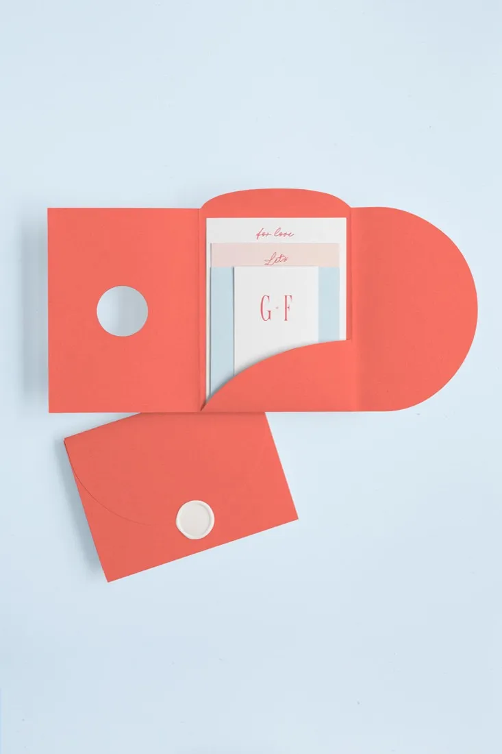 Partecipazione Cofanetto Pocket Fold Rounded