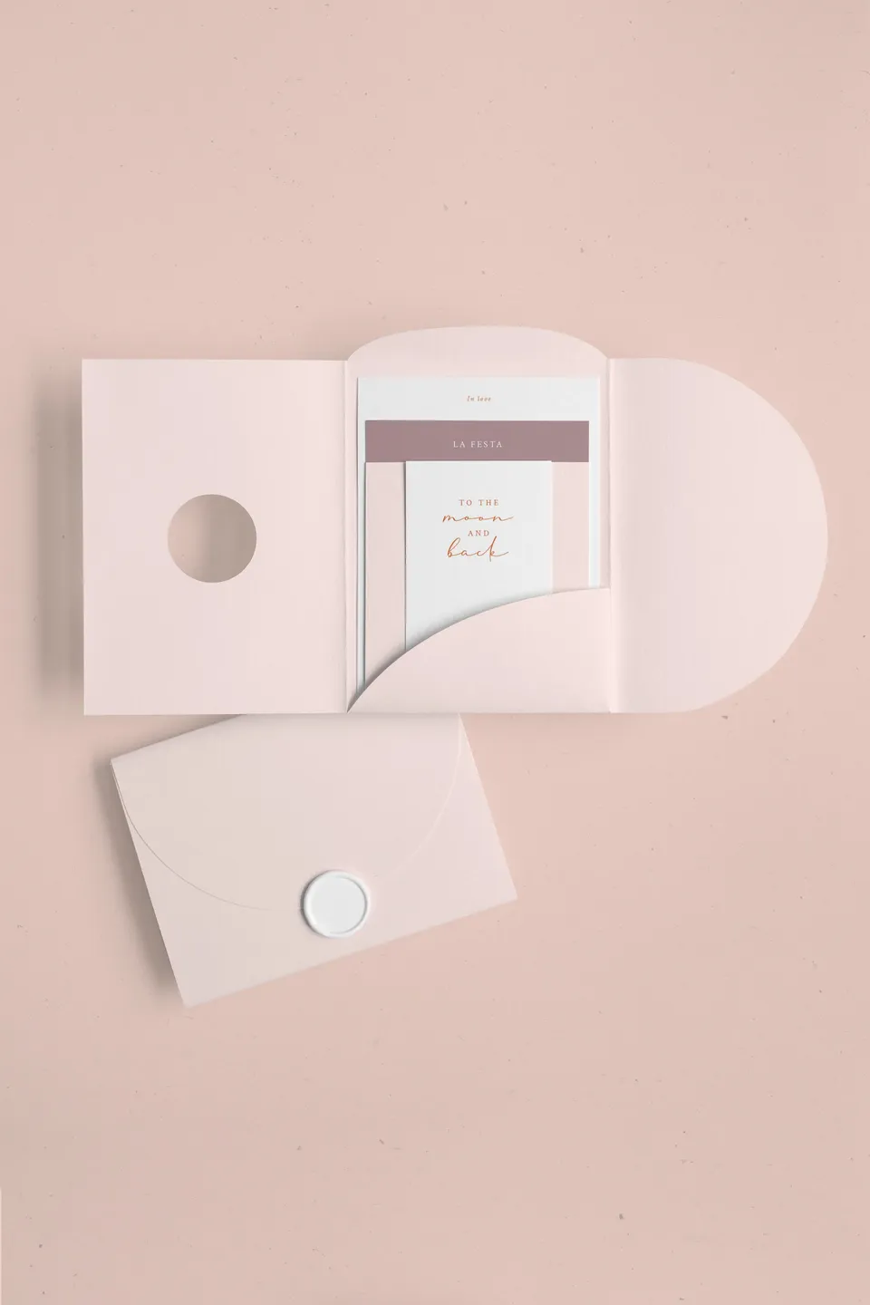 Partecipazione Cofanetto Pocket Fold Rounded