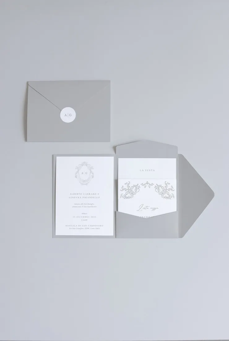 Partecipazione Cofanetto Pocket Fold