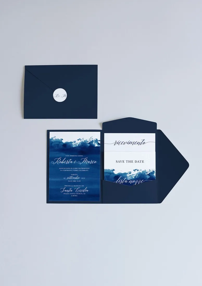 Partecipazione Cofanetto Pocket Fold