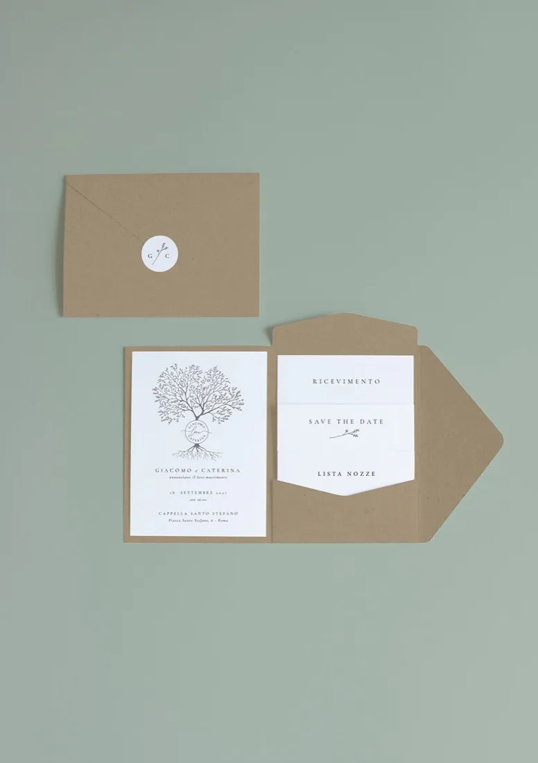 Partecipazione Cofanetto Pocket Fold
