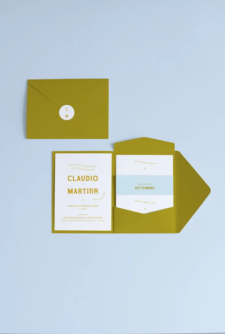 Partecipazione Cofanetto Pocket Fold