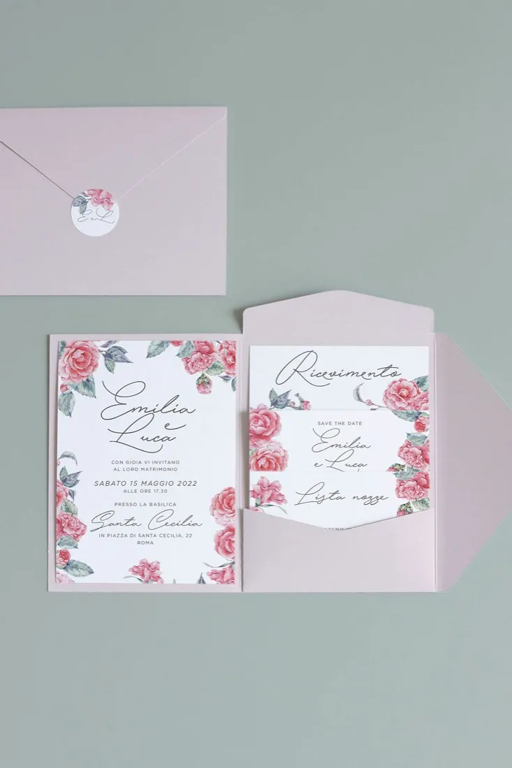 Partecipazione Cofanetto Pocket Fold