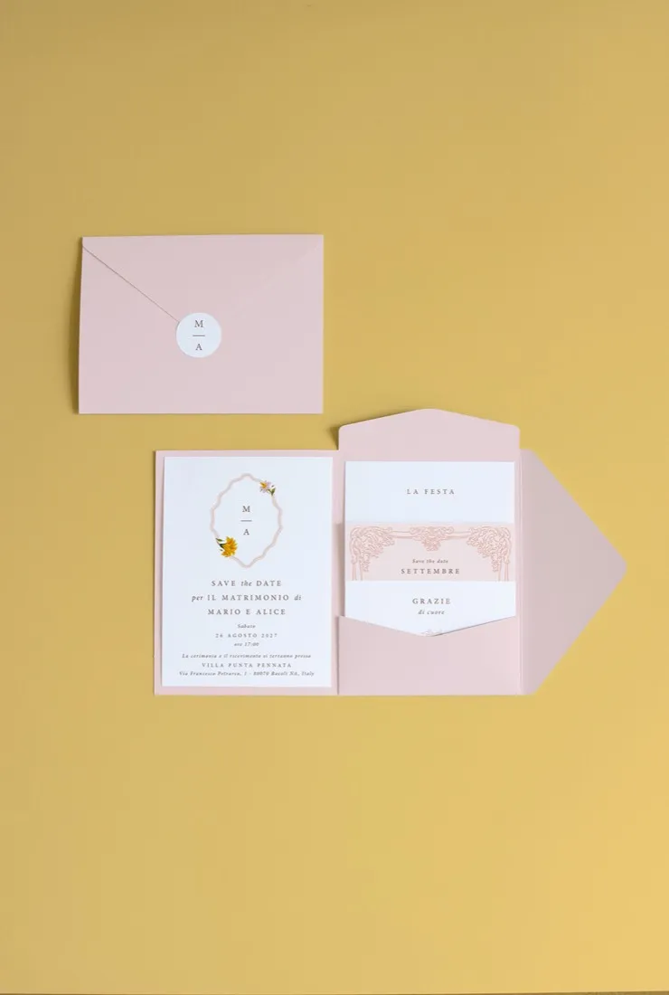 Partecipazione Cofanetto Pocket Fold