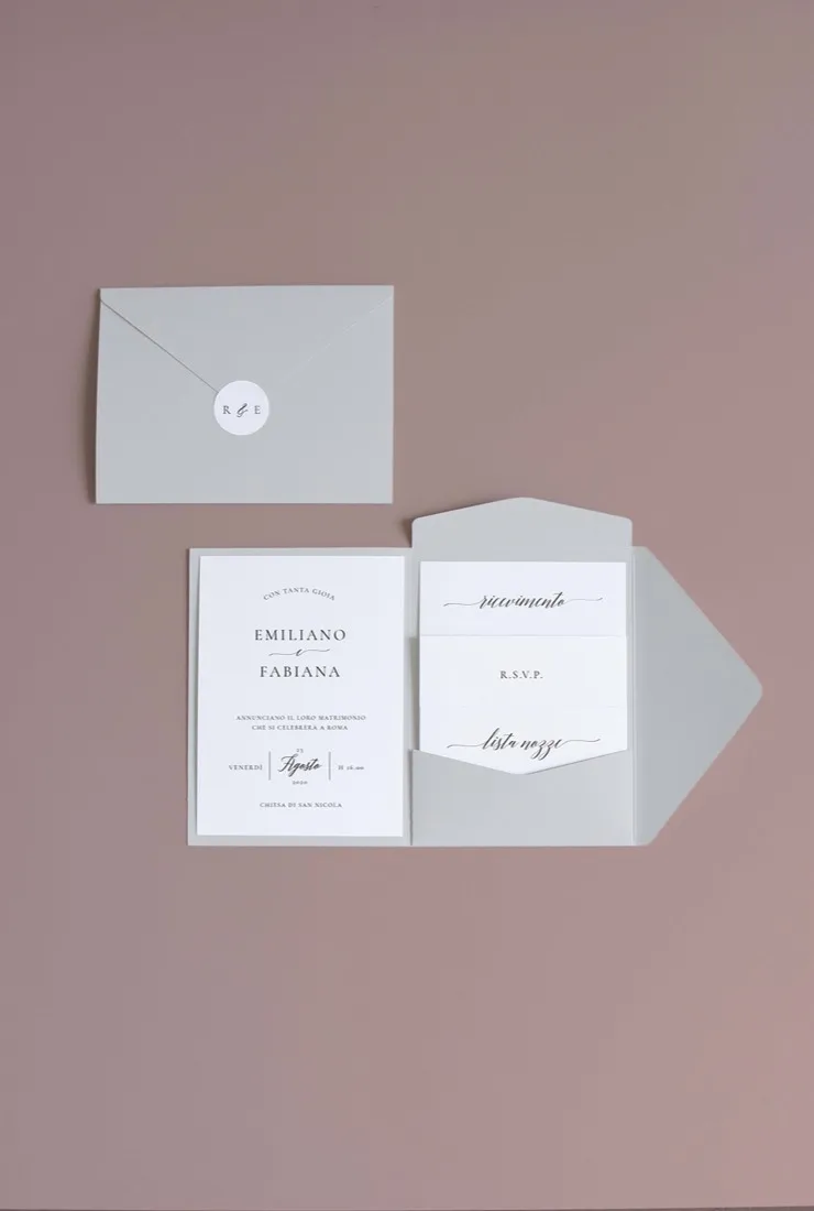 Partecipazione Cofanetto Pocket Fold
