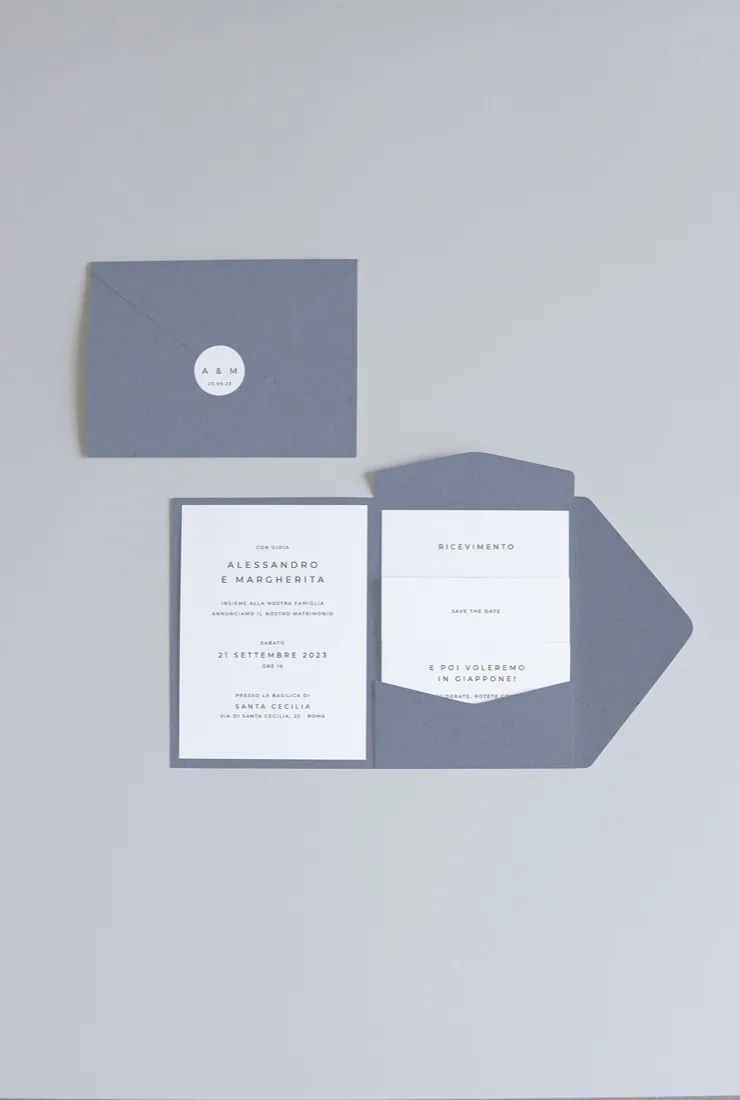 Partecipazione Cofanetto Pocket Fold