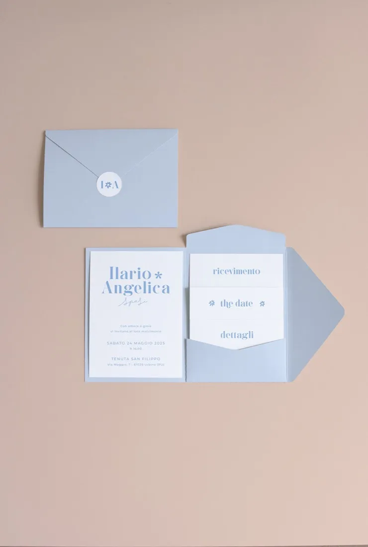 Partecipazione Cofanetto Pocket Fold