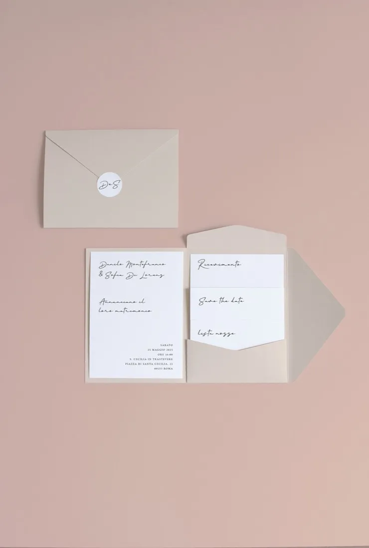Partecipazione Cofanetto Pocket Fold
