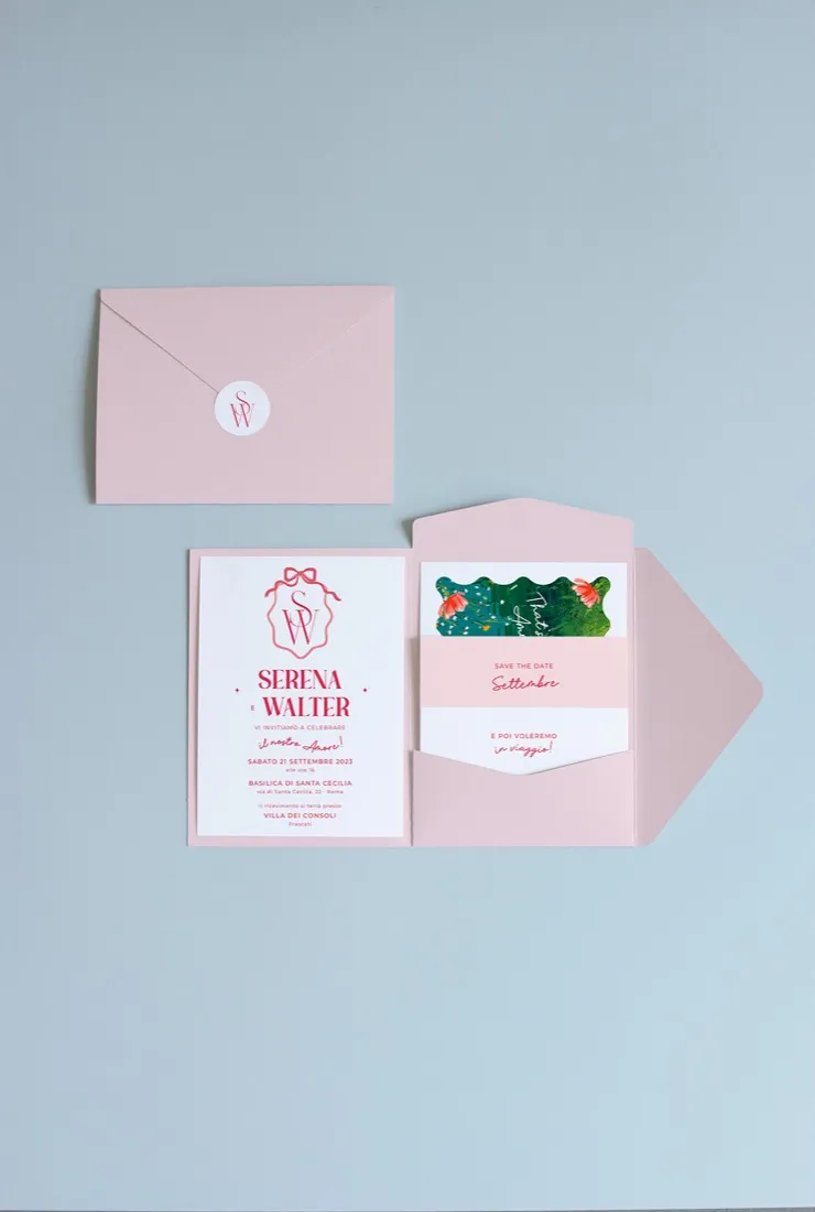 Partecipazione Cofanetto Pocket Fold