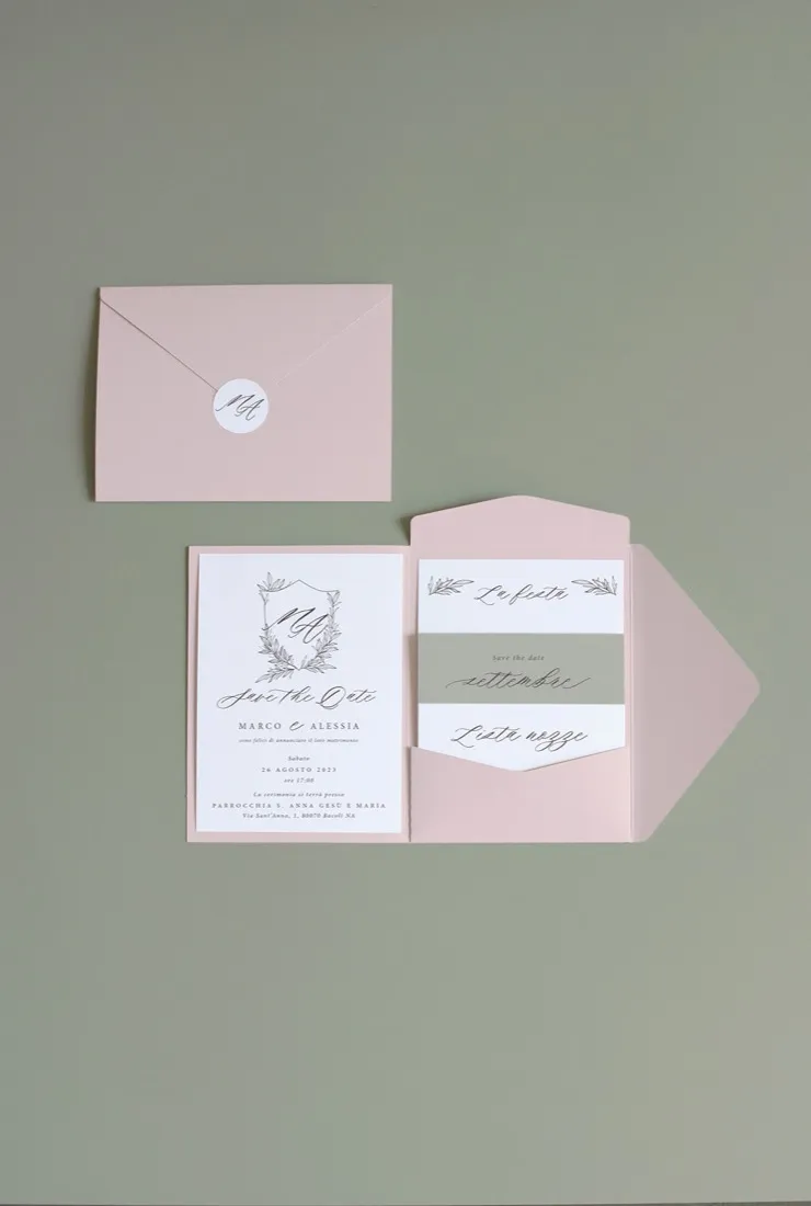 Partecipazione Cofanetto Pocket Fold