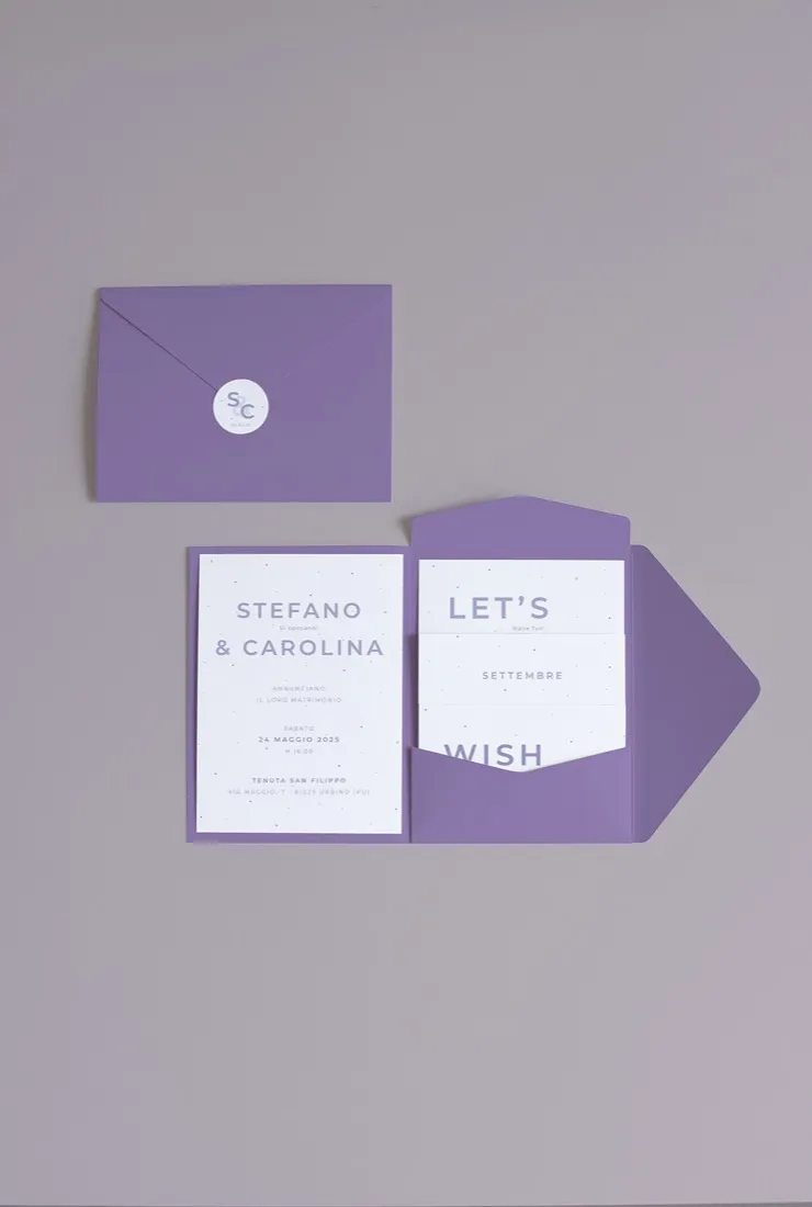 Partecipazione Cofanetto Pocket Fold