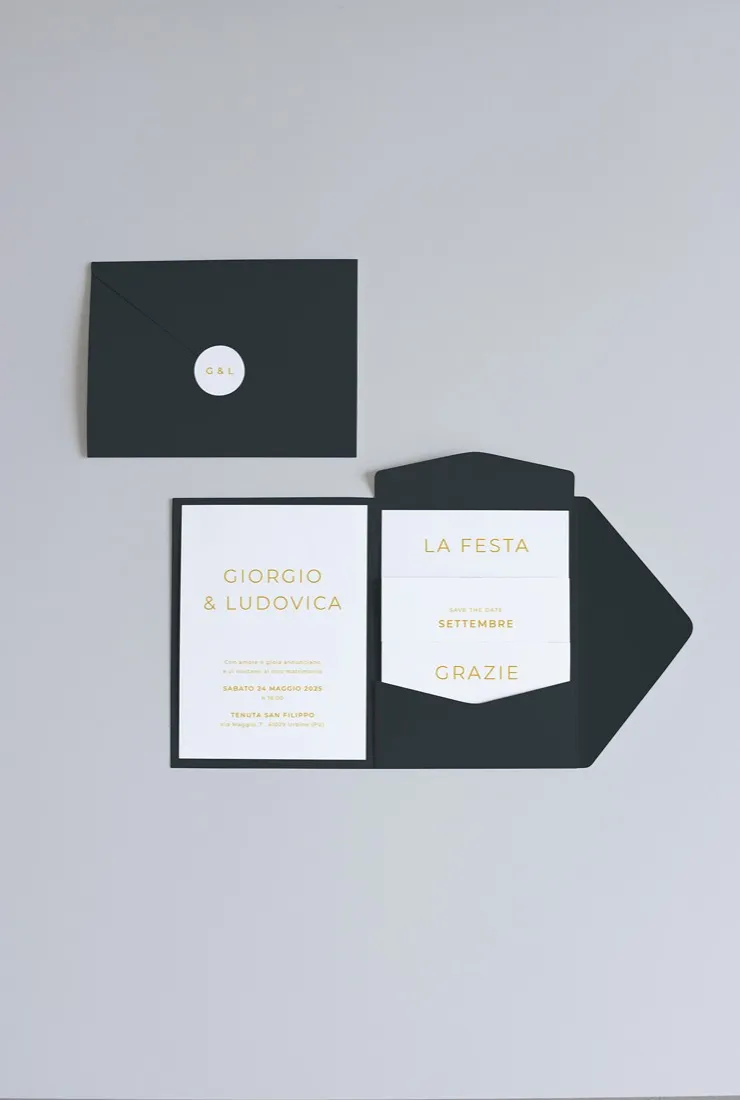 Partecipazione Cofanetto Pocket Fold