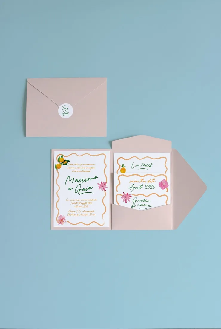 Partecipazione Cofanetto Pocket Fold