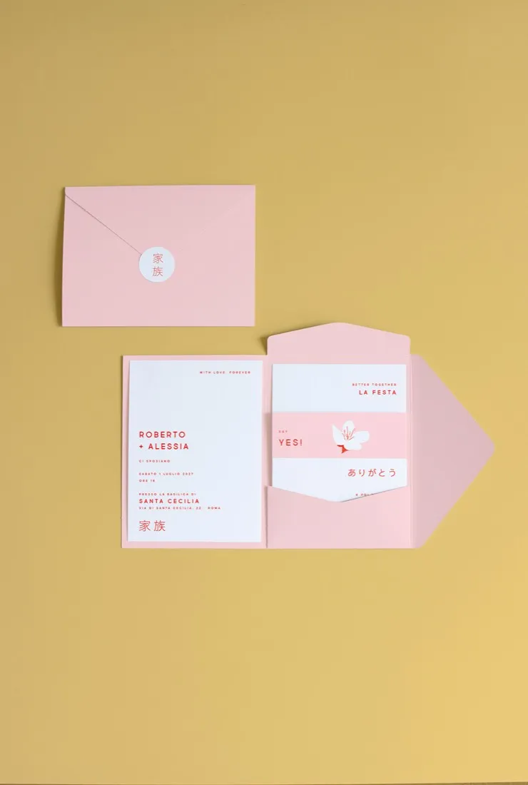 Partecipazione Cofanetto Pocket Fold