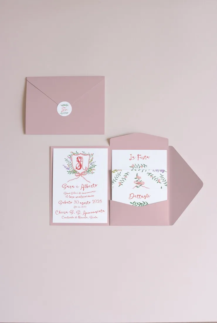 Partecipazione Cofanetto Pocket Fold