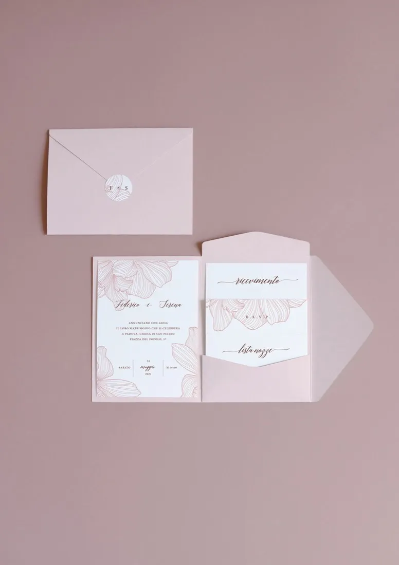 Partecipazione Cofanetto Pocket Fold