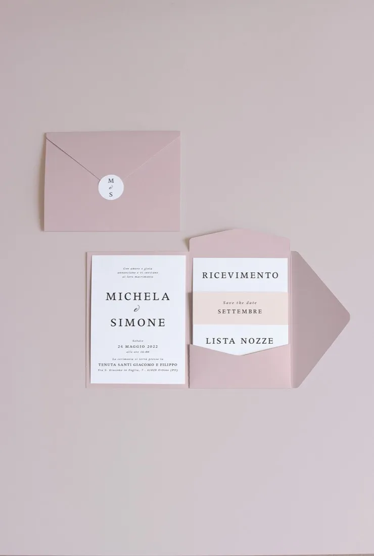 Partecipazione Cofanetto Pocket Fold