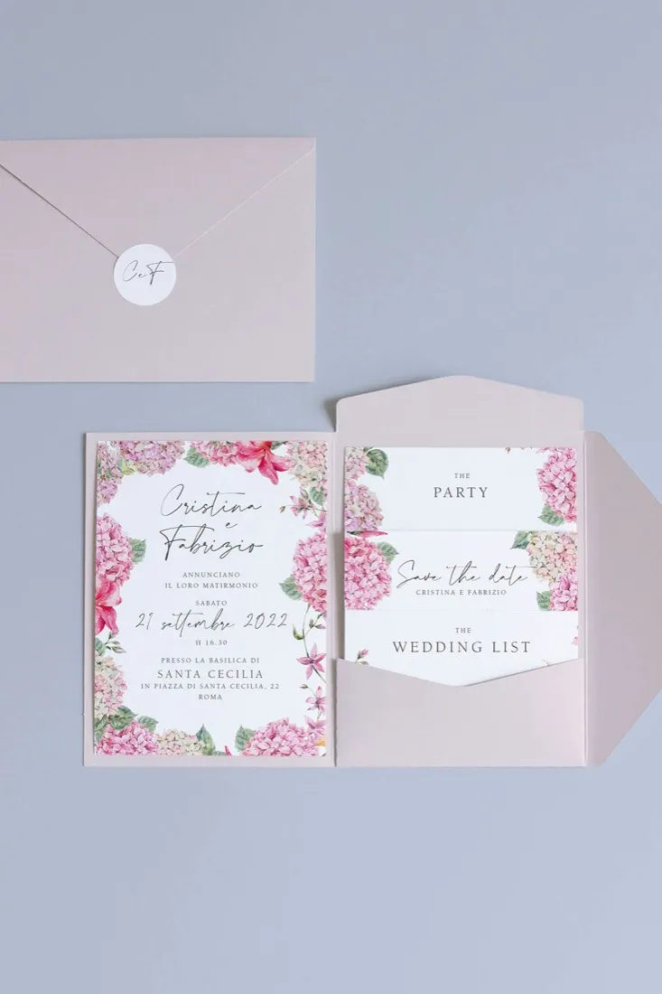 Partecipazione Cofanetto Pocket Fold