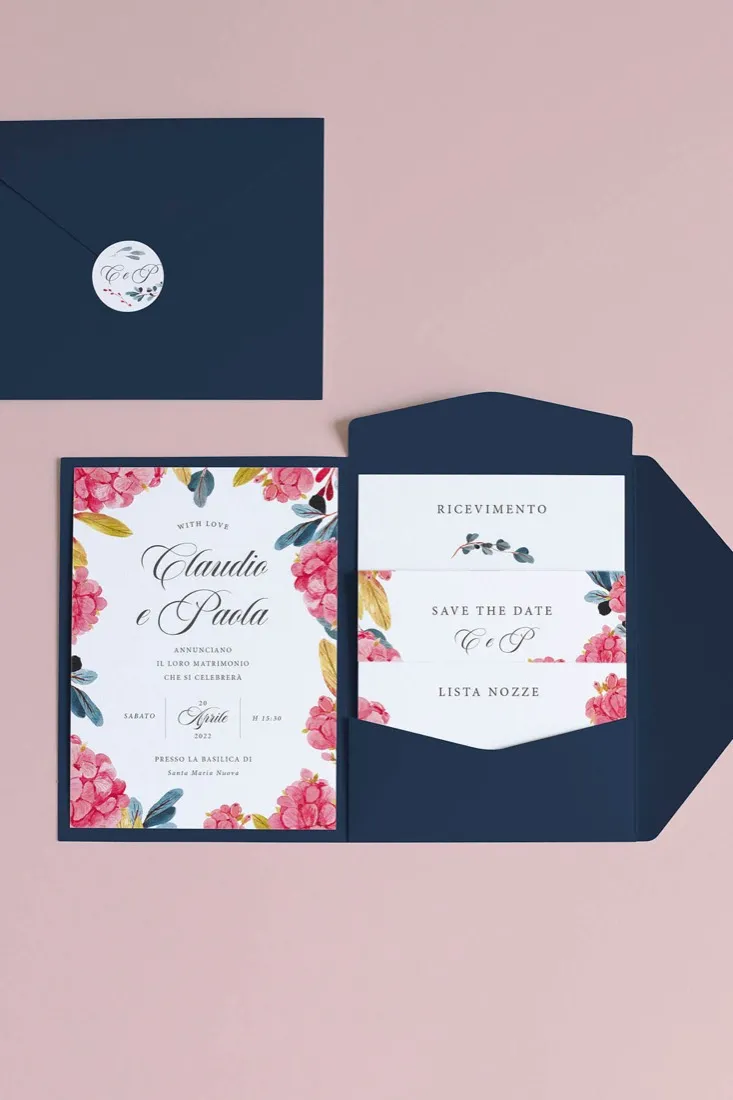 Partecipazione Cofanetto Pocket Fold