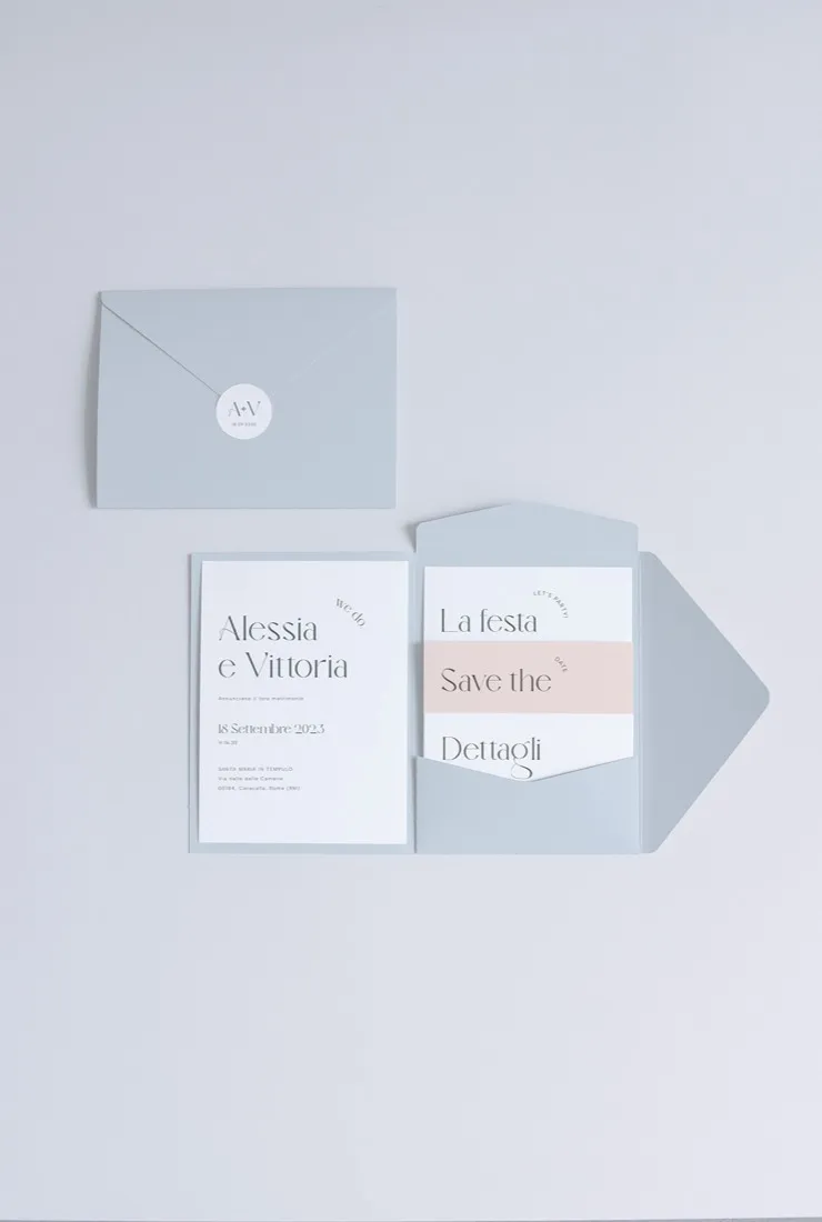 Partecipazione Cofanetto Pocket Fold
