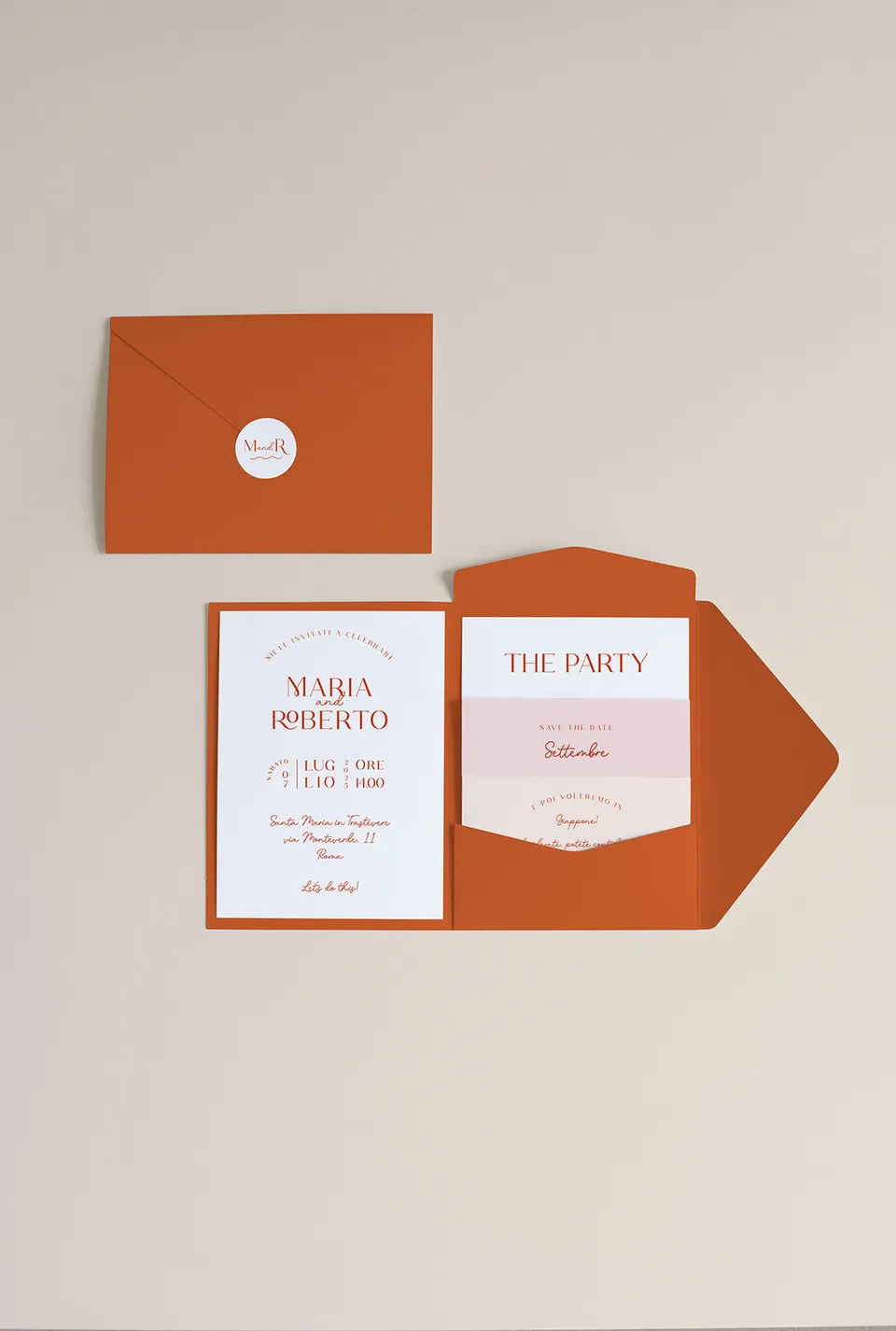 Partecipazione Cofanetto Pocket Fold