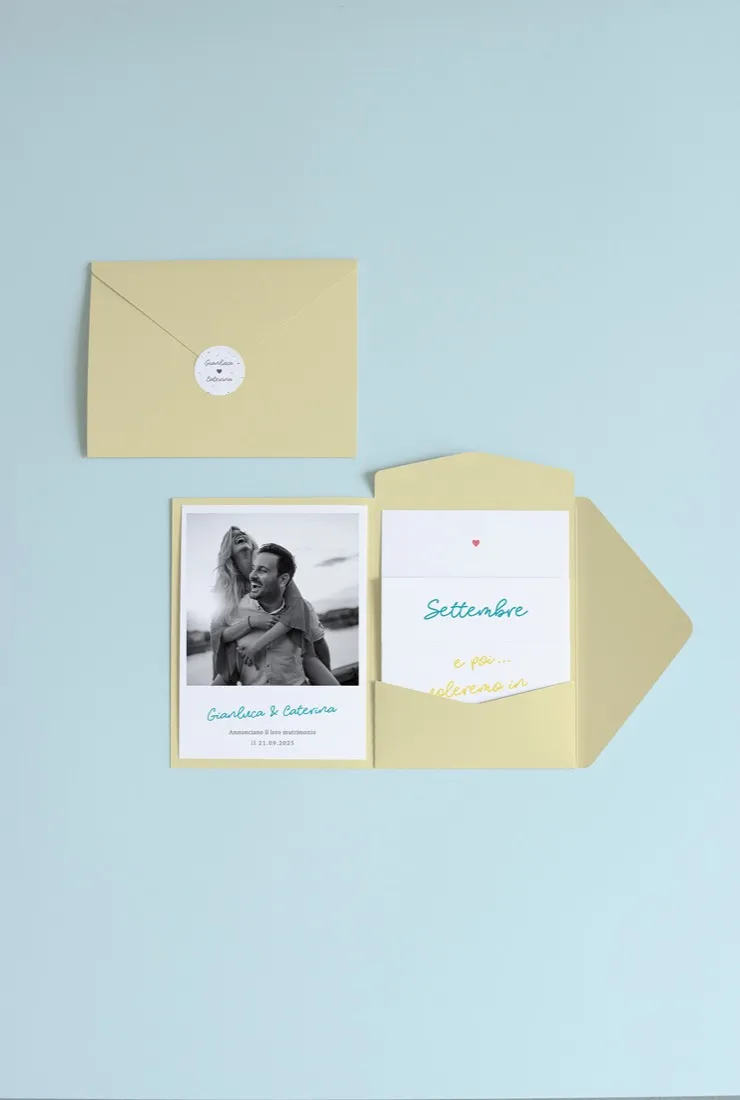 Partecipazione Cofanetto Pocket Fold