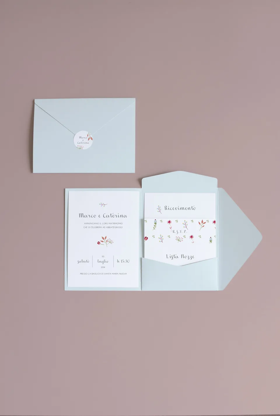 Partecipazione Cofanetto Pocket Fold