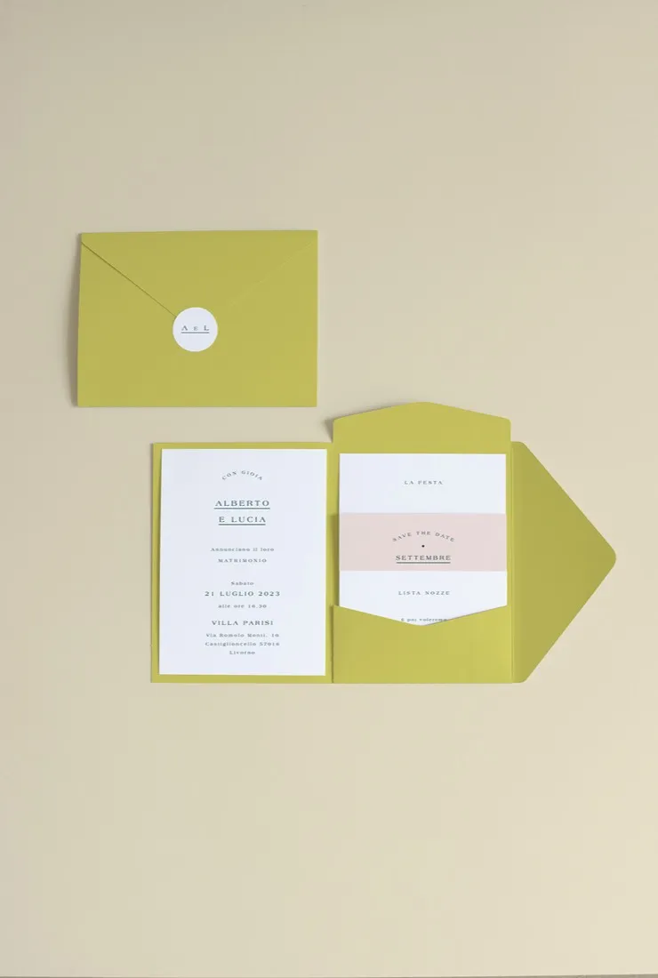 Partecipazione Cofanetto Pocket Fold