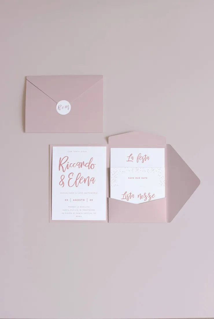 Partecipazione Cofanetto Pocket Fold