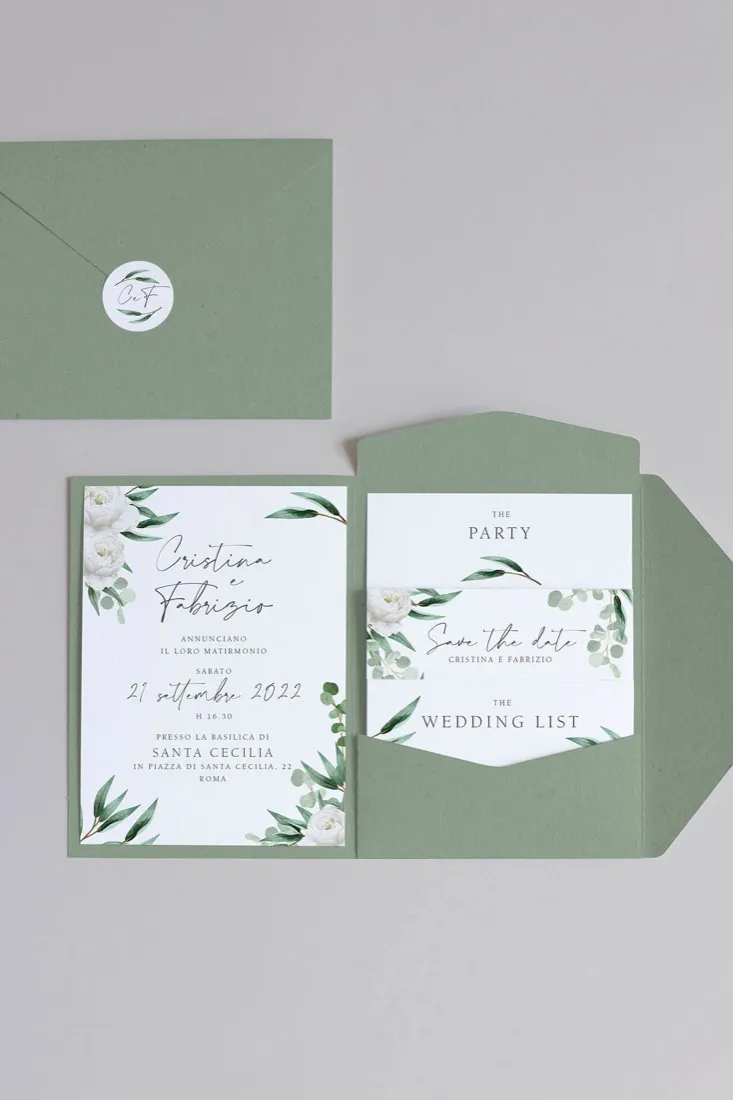 Partecipazione Cofanetto Pocket Fold