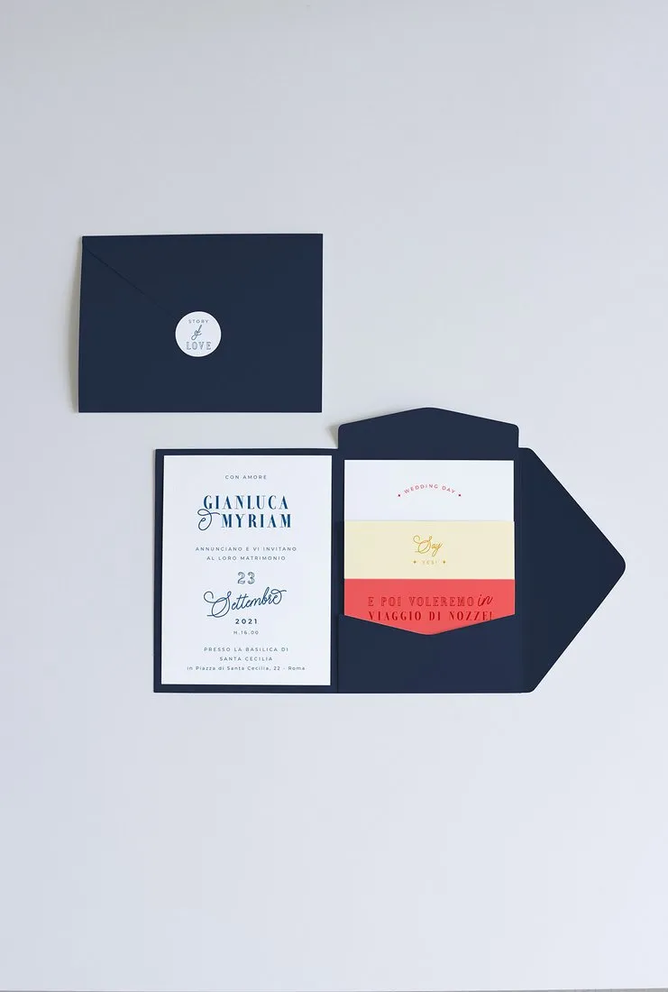 Partecipazione Cofanetto Pocket Fold
