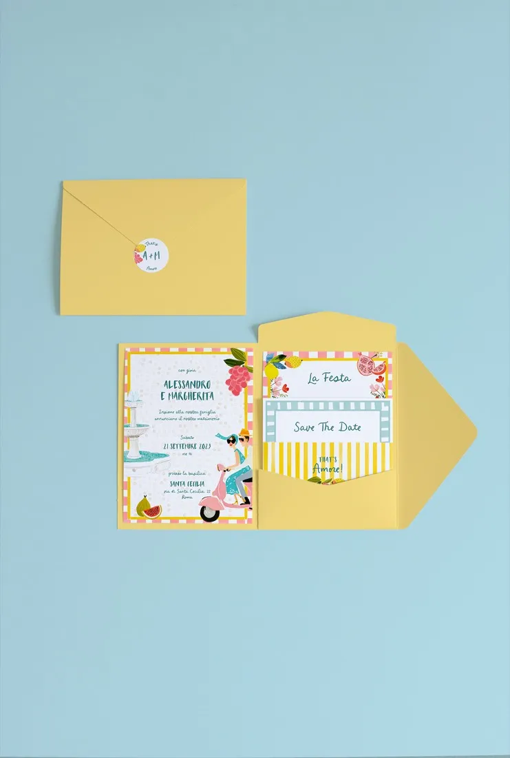 Partecipazione Cofanetto Pocket Fold