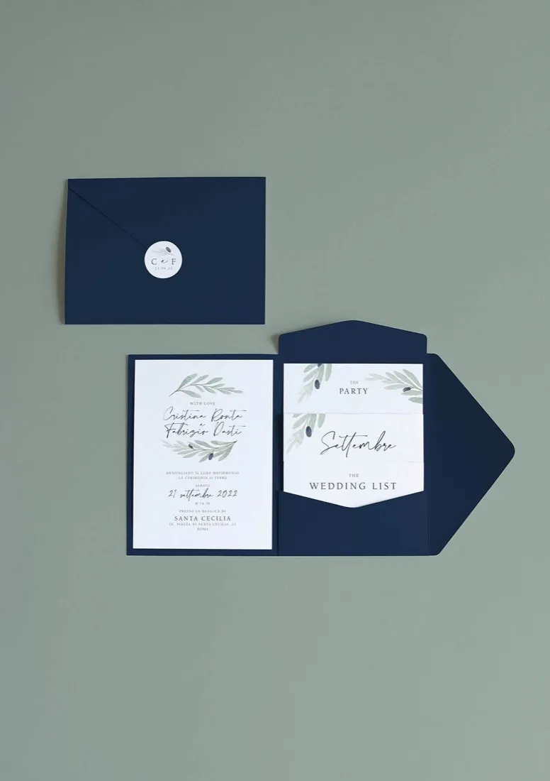 Partecipazione Cofanetto Pocket Fold