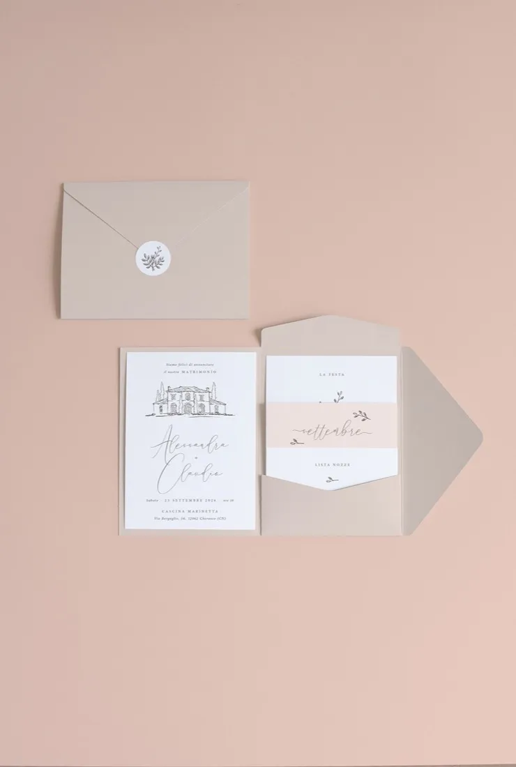 Partecipazione Cofanetto Pocket Fold