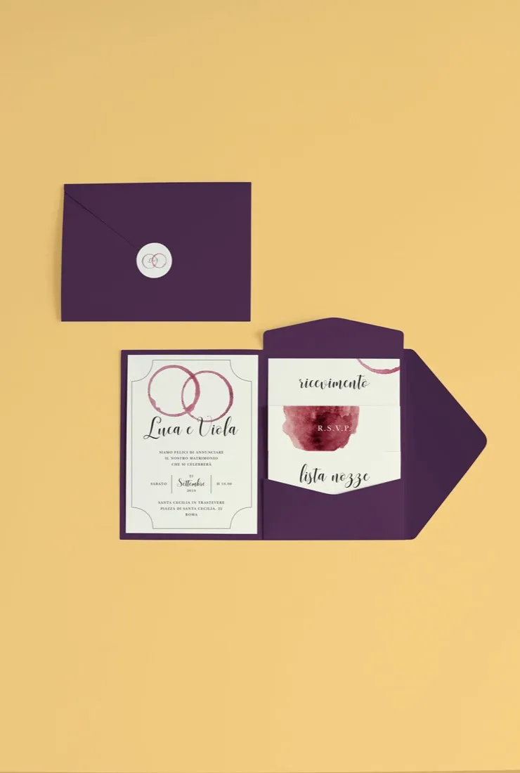 Partecipazione Cofanetto Pocket Fold