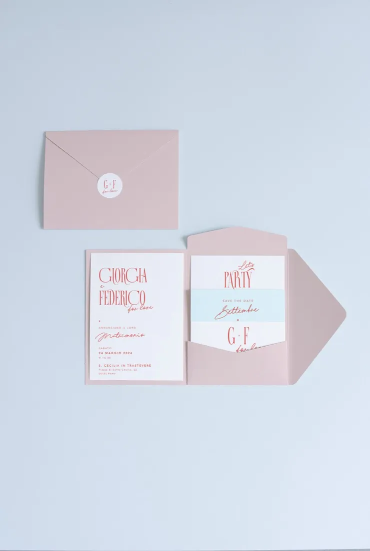 Partecipazione Cofanetto Pocket Fold