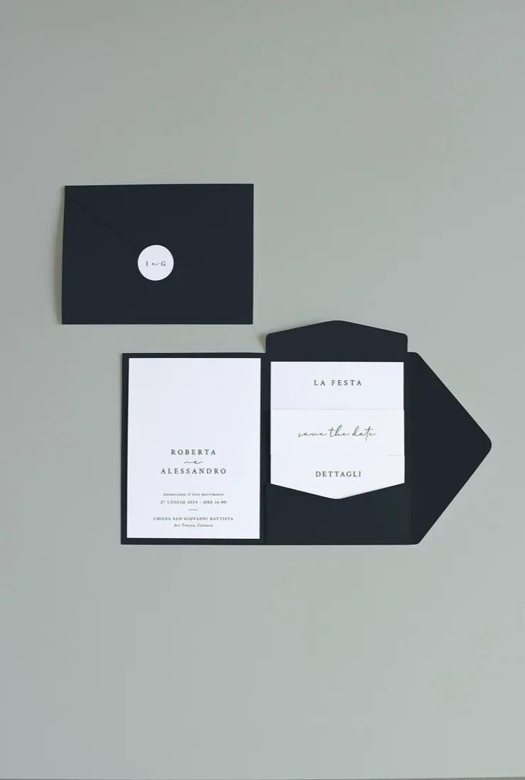 Partecipazione Cofanetto Pocket Fold