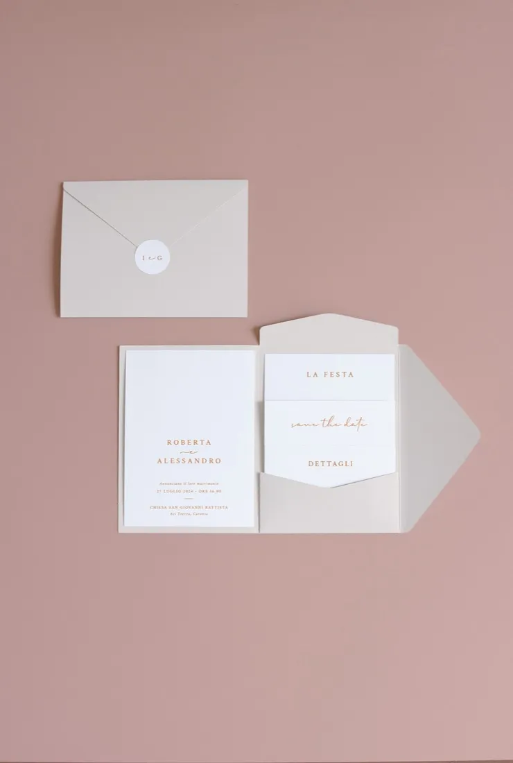 Partecipazione Cofanetto Pocket Fold
