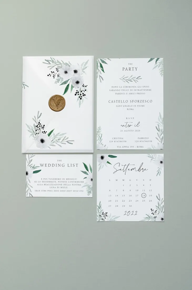 Partecipazione Cofanetto Pocket Fold Vellum