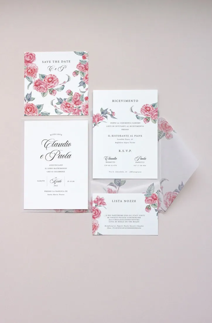 Partecipazione Cofanetto Pocket Fold Vellum