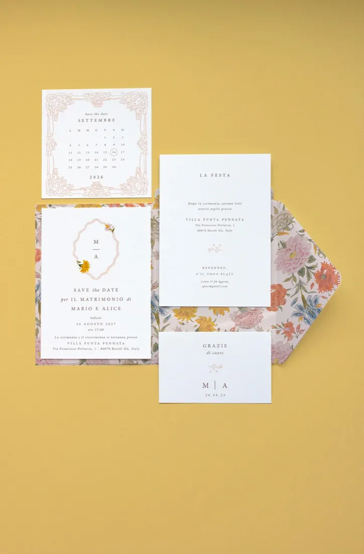 Partecipazione Cofanetto Pocket Fold Vellum