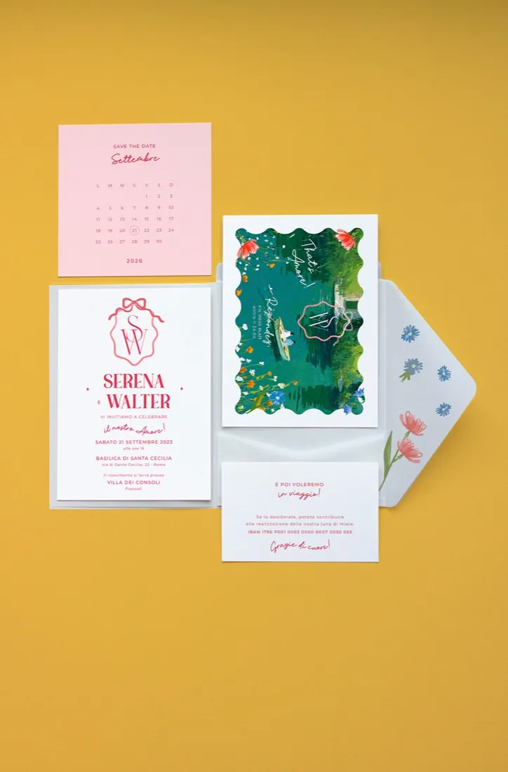Partecipazione Cofanetto Pocket Fold Vellum