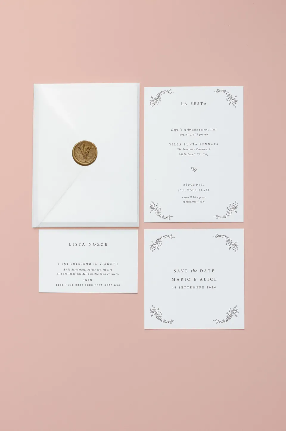 Partecipazione Cofanetto Pocket Fold Vellum